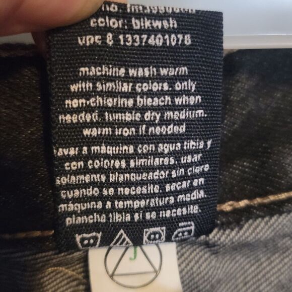 Faded Glory Mens Jeans 46x30 Black Straight Leg - Picture 4 of 4